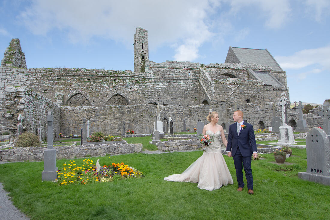 Irish Elopement Photographer | Corcomroe Abbey Elopement | Gregans Castle Wedding