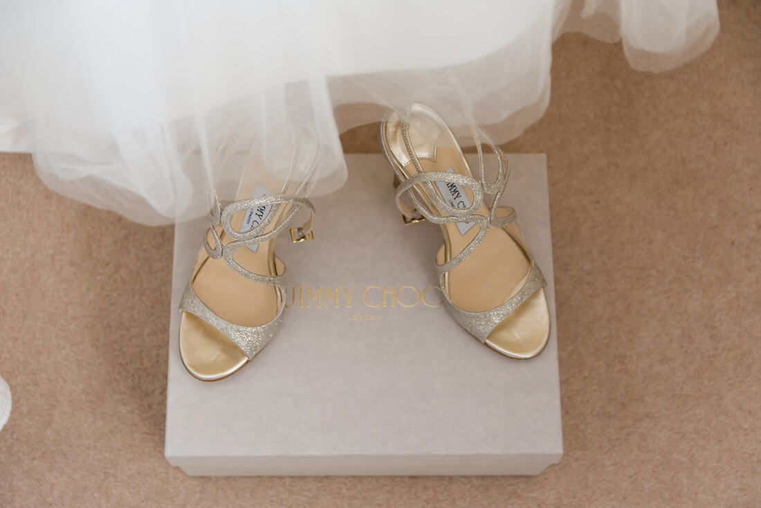 Clare Wedding Photographer | Jimmy Choo Wedding Shoes