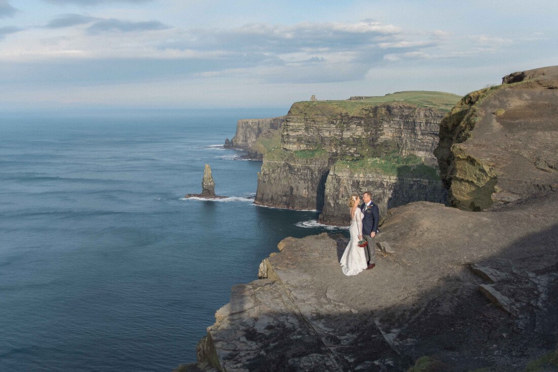 Clare Wedding Photographer | Cliffs of Moher | Dromoland Caslte Elopement
