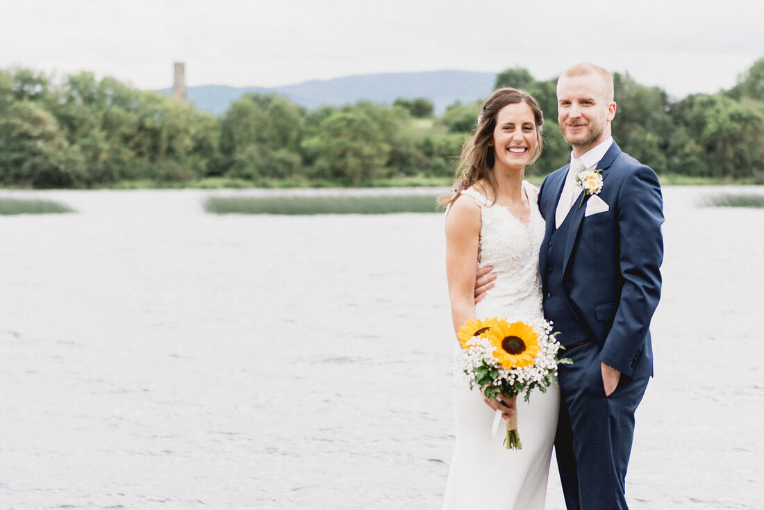 Wedding Photographer Clare Ireland on the banks of Lough Derg