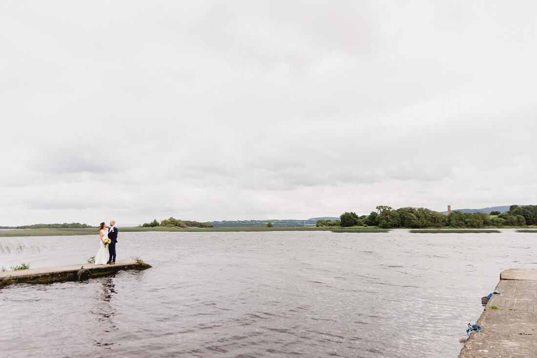 Wedding Photographer Clare Ireland on the banks of Lough Derg